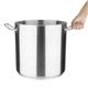 Vogue Stainless Steel Deep Stock Pot 30cm