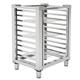 Buffalo Freestanding Smart Touchscreen Compact Combi Oven  6 x GN 1/1 with Installation Kit & Extraction Hood