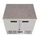 Polar G-Series Double Door Counter Fridge with Granite Work Top 240Ltr