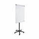 Bi-Office Classic Mobile Magnetic Flipchart Easel; Dry-Wipe Lacquered Steel Surface; Black And Grey Aluminium Frame; 700x1000mm