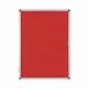 Bi-Office Enclore Display Case; Red Felt Surface; Lockable Acrylic Door; Aluminium Frame; 1160x981mm - 15x A4