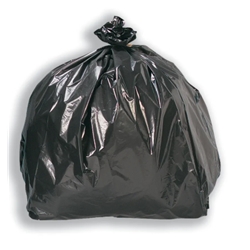 5 Star Facilities Compactor Bin Liners Extra Heavy Duty 185L Black (Pack of 100)