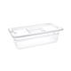 Vogue Polycarbonate 1/3 Gastronorm Container 100mm Clear