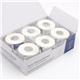 Blue Dot Wrapped White EAB 2.5cm x 4.5m (Pack 12) - 1145