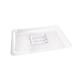 Vogue Polycarbonate 1/2 Gastronorm Lid Clear