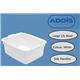 Addis Plastic WHITE Butler Large Rectangular Bowl 12.5 Litre
