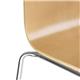 Bolero Square Back Sidechair Natural Finish (4 Pack)