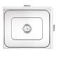 Vogue Stainless Steel 2/1 Gastronorm Lid