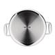 Vogue Stainless Steel & Aluminium Tri-Wall Stew Pan 240mm