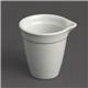 Olympia Whiteware Bistro Milk Jug White 42ml (12 pack)