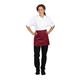 Whites Short Bistro Apron Burgundy