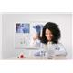 Bi-Office Maya Antimicrobial Magnetic Whiteboard; Lacquered Steel Surface; White Aluminium Frame; 1800x1200mm