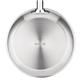 Vogue Stainless Steel Frying Pan 24cm