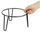 Olympia Non-Slip Riser Round Black Wire 210x120mm