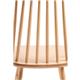 Fameg Farmhouse Angled Side Chairs Natural Beech (2 pack)