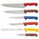 Hygiplas Colour Coded 6-Piece Chef Knife Set with Wallet