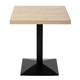 Bolero Pre-drilled Square Tabletop Antique Natural 600mm