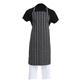 Whites Butchers Stripe Bib Apron Black/White