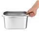 Vogue Stainless Steel Gastronorm Tray Set 4 1/4 with Lids