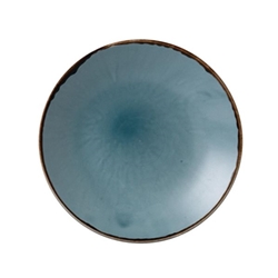 Dudson Harvest Deep Coupe Plates Blue 255mm (12 Pack)