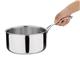 Vogue Stainless Steel & Aluminium Tri-Wall Saucepan 200mm
