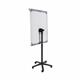 Bi-Office Classic Mobile Magnetic Flipchart Easel; Dry-Wipe Lacquered Steel Surface; Black And Grey Aluminium Frame; 700x1000mm