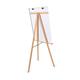 Archyi. Angolo Flipchart Tripod Magnetic Easel; Dry-Wipe Lacquered Steel Surface; Frameless; 750x1060mm