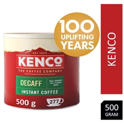 Kenco Decaffeinated Instant Coffee 500g Tin - PACK (6)