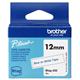Brother 12mm Blue on White Tape - BTAG233