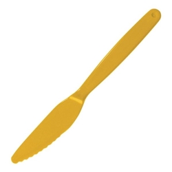 Olympia Kristallon Polypropylene Knives Yellow (12 pack)