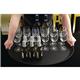 Cambro Camtread Large Fibreglass Oval Non-Slip Tray Black 600mm