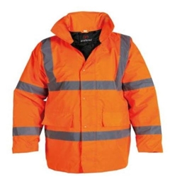 Proforce Class 3 Superior 300D Site Jacket Orange Size Large