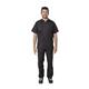 Chef Works Springfield Zipper Mens Chef Jacket Black XL