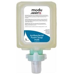 Janit-X Modu Antibacterial Foam Soap Cartridges 1 Litre - PACK (6)