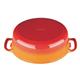 Vogue Orange Oval Casserole Dish 5Ltr
