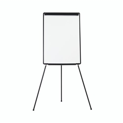 Bi-Office Economic Tripod Magnetic Flipchart Easel; Dry-Wipe Surface; Black Frame; 600x850mm (A1)