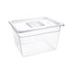 Vogue Polycarbonate 1/2 Gastronorm Container 200mm Clear