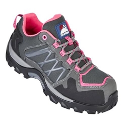 Himalayan 4302 Ladies S1P Composite Cross Safety Trainers Grey/Pink [Size UK 4/ EU 37]