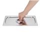 Vogue Stainless Steel 1/3 Gastronorm Lid