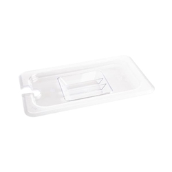 Vogue Polycarbonate 1/4 Gastronorm Lid Notched