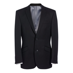 Brook Taverner Concept Zeus Tailored Fit Single Breasted Jacket Black 50 Regular 3124D