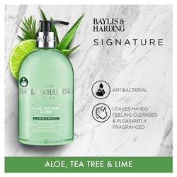 Baylis & Harding Aloe, Tea Tree & Lime Anti Bacterial 500ml Hand Wash - PACK (3)