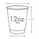 Vegware Green Tree Double Wall Hot Cups 12oz 89-Series (500 pack)