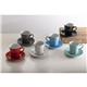 Olympia Cafe Flat White Cup Black - 170ml (12 Pack)