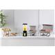 Olympia Round Handled Display Stand Mango Wood with Metal Legs 400x300x80mm