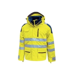 U Power Backer High Visibility Parka Jacket Yellow Small