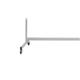 Bi-Office Maya Trio Whiteboard On A Mobile Structure; Magnetic Lacquered Steel Dry Wipe Surface; Aluminium Frame; 1500x1000mm