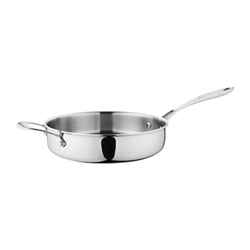 Vogue Stainless Steel & Aluminium Tri-Wall Sauté Pan 280mm