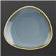 Olympia Kiln Triangular Plate Ocean 280mm (4 Pack)