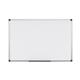 Bi-Office Maya Magnetic Whiteboard - 1200 x 900 mm - Lacquered Steel Surface Grey Plastic Frame